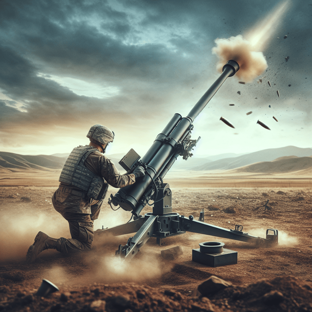 Capturing the Art of Warfare: A Slow-Mo Insight into Mortar Firing