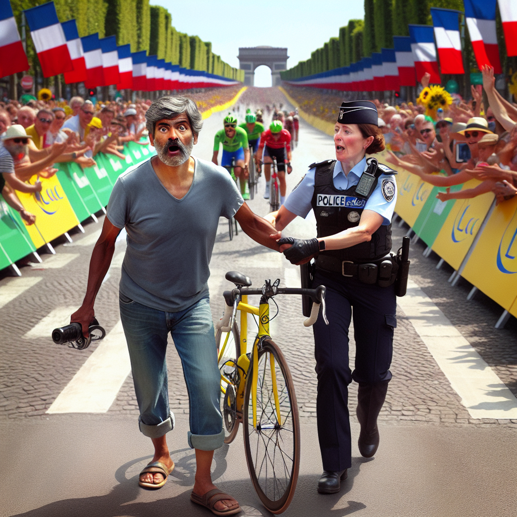 The Curious Case of the Tour de France Gatecrasher: A Close&nbsp;Encounter