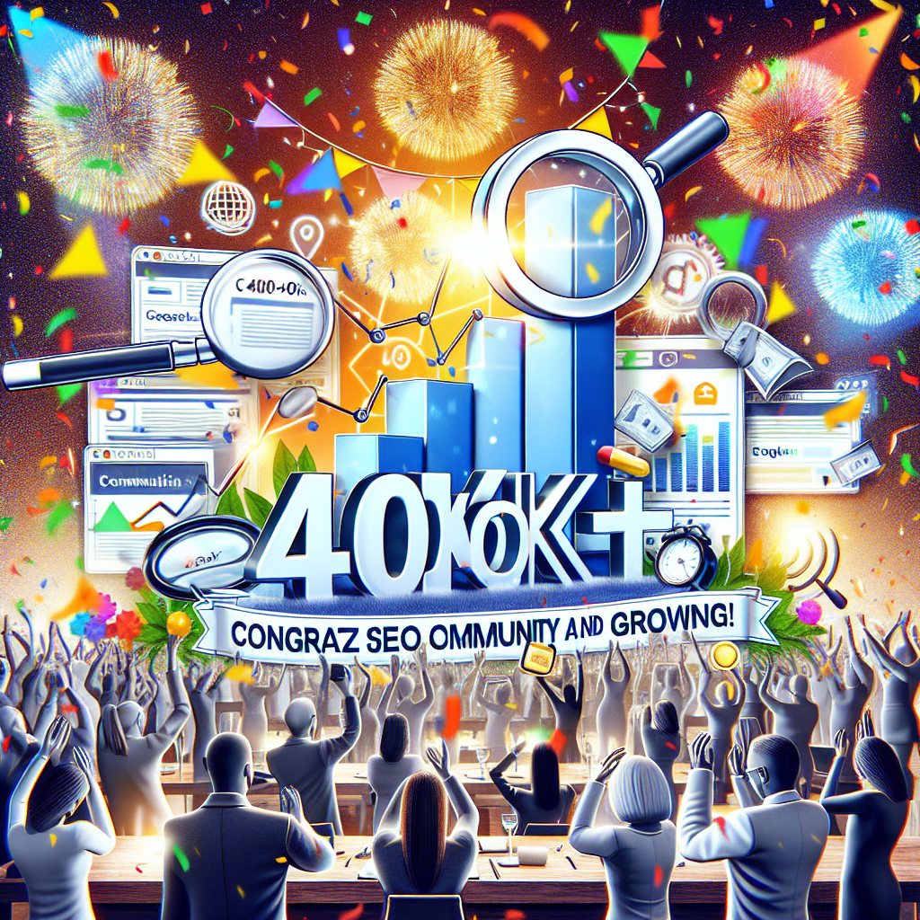 Celebrating SEO Community Growth: 400k+ Strong and&nbsp;Counting!